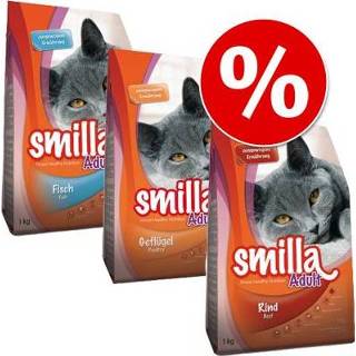 👉 Kattenvoer Smilla Probeerpakketten Gemengd pakket Adult - 3 x 4 kg