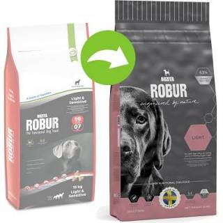 👉 Honden voer Bozita Robur Adult Light - Nu Hoger Vleesaandeel! Hondenvoer Dubbelpak: 2 x 12 kg