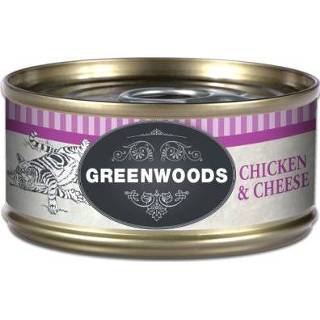 👉 Katten voer greenwoods 6 x 70 g Adult Kipfilet met Kaas Kattenvoer