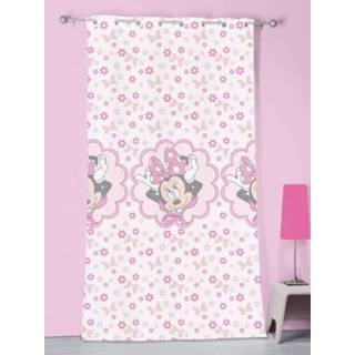 👉 Gordijn roze polyester Disney Minnie Mouse Gordijnen Stylish Pink 100% 140x240cm 3272760432675
