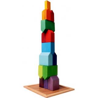 👉 Houten blok zie beschrijving Grimm's 15 blokken - kleine huisjes 4048565101769