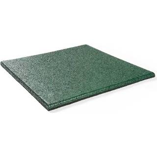 Rubber tegel groen 20 mm - 50 x cm