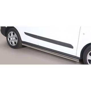 👉 Sidebar RVS zilver Sidebars Ford Transit Courier 2014