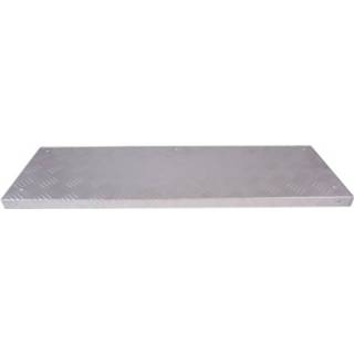 👉 Trapmaantje aluminium - 75x25 cm Traanplaat / schroeven