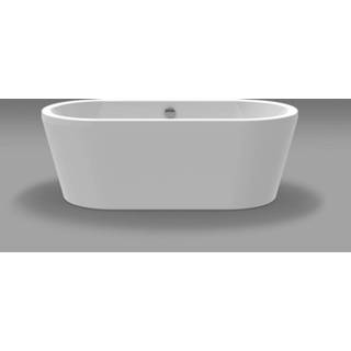 👉 Vrijstaand bad acryl wit ligbad ovaal Beterbad Noa 170x80cm