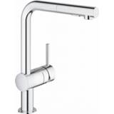 👉 Keukenkraan chroom Grohe Minta met uittrekbare handdouche dualspray 4005176314988