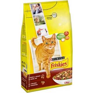 👉 Katten voer friskies 4 x 1,5 kgFriskies Rund, Kip & Groenten Kattenvoer - Voordeelpakket