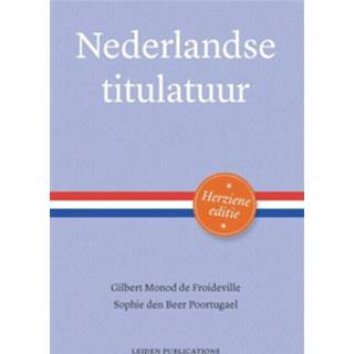 👉 Nederlandse titulatuur - Boek Gilbert Monod de Froideville (9087282656)