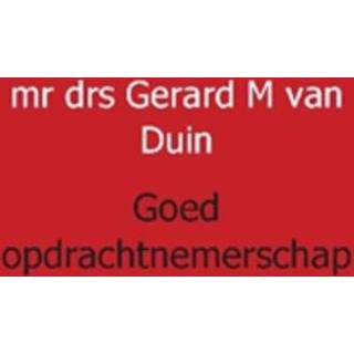 👉 Goed opdrachtnemerschap - Boek GM van Duin (9491461060)