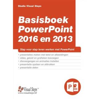 👉 Basisboek PowerPoint 2016 en 2013 - Boek Studio Visual Steps (9059055233)