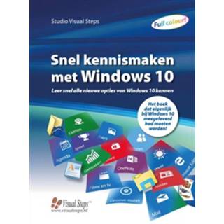 👉 Snel kennismaken met Windows 10 - Boek Studio Visual Steps (9059055322)