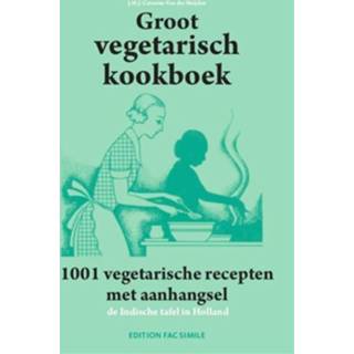 👉 Groot vegetarisch kookboek - Boek J.M.J. Catenius-van der Meijden (9081887580)