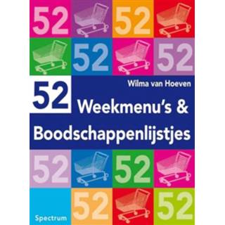 👉 Boek 52 weekmenu's en boodschappenlijstjes - W. van Hoeven (9027416834) 9789027416834