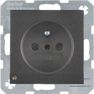 Berker wcd aardingspen inbouw 1v Inbo Wandcontactdoos Berker wcd 1v aardingspen inbouw (stu 4011334365709