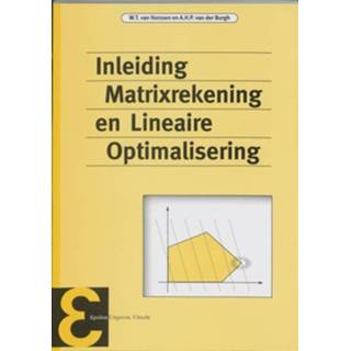 👉 Inleiding matrixrekening en lineaire optimalisering - Boek W.T. van Horssen (9050410189)
