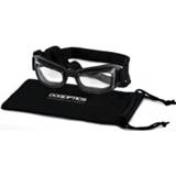 👉 Lens zwart s hondenzonnebrillen Hondenzonnebril Biker Black Frame Clear 8717495050466