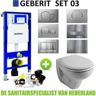 👉 Toiletset toilet Geberit UP320 set03 Sphinx Econ || met Sigma drukplaat 8719304132332