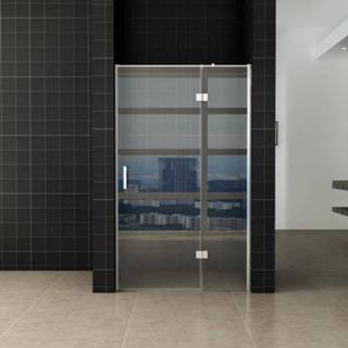 👉 Douche Nis swingdeur Wiesbaden 140x200cm + vast paneel 8mm NANO coating 8718858078837