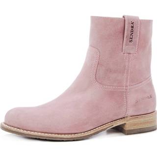 👉 Enkellaarzen roze leer vrouwen laarzen Sendra boots 13012 enkellaars