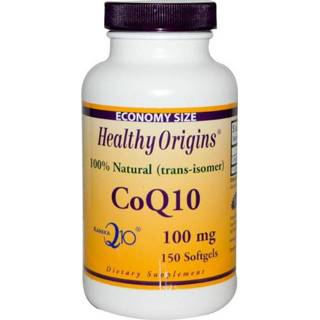 👉 Energie Verenigde Staten capsules Healthy Origins CoQ10 100 mg (150 gelcapsules) - 603573350178