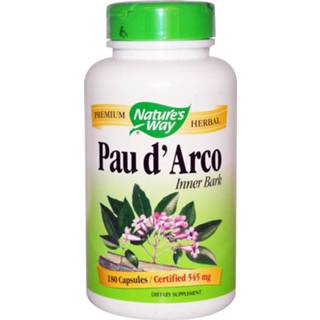 👉 Verenigde Staten capsules Nature's Way Pau d'Arco binnenste schors 545 mg (180 Capsules) - 33674154083