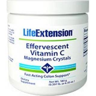 👉 Vitamine kristal Bruisende c - magnesium kristallen 180g Life Extension