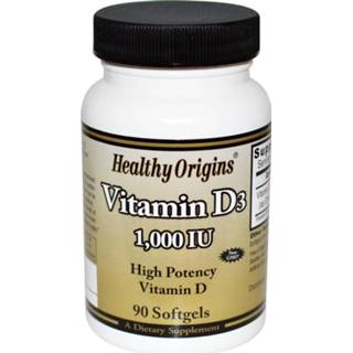 👉 Vitamine Healthy Origins, Vitamin D3, 1000 IU, 90 Softgels