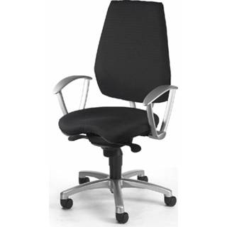 👉 Bureaustoel kantoorstoelen blauw Alu Star Basic - 4 kleuren
