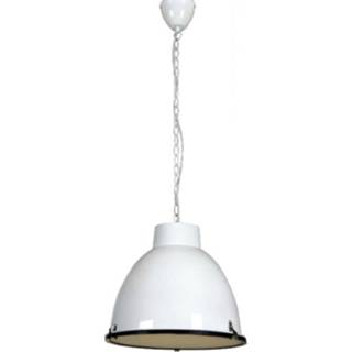 👉 Hanglamp wit glans metaal kantooraccessoires Hanger -