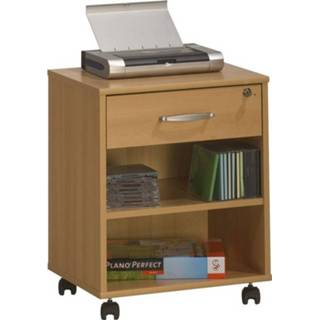 👉 Ladeblok beuken spaanplaat kantoorkasten edel Mini 59 cm hoog -