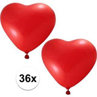 👉 Ballonnet rood 36 ballonnetjes hartjes