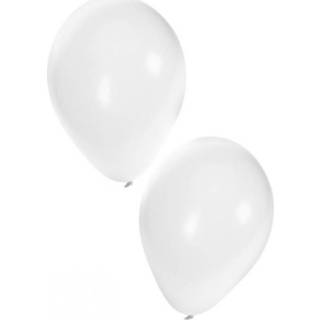 👉 Wit standaard Ballon 50 x nr 10