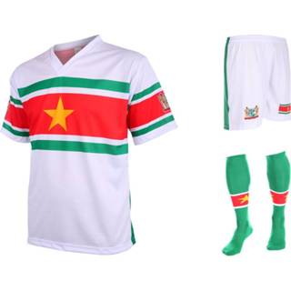 👉 Voetbaltenue multicolor Suriname Fan Thuis