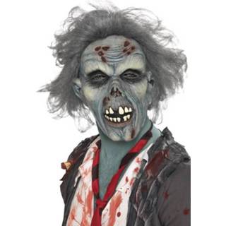 👉 Zombie masker One Size unisex grijs Rottende 5020570368527