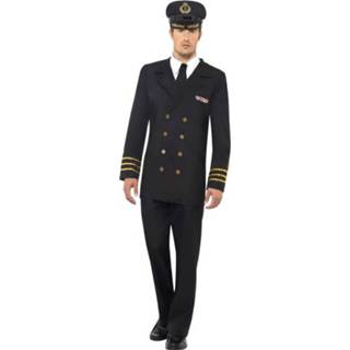 👉 Officier kostuum marine unisex zwart 5020570388181