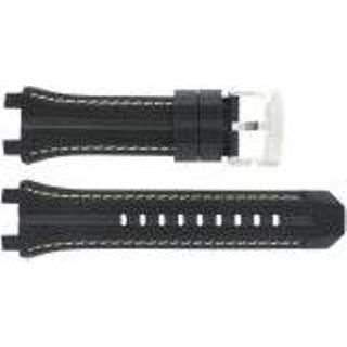 👉 Festina horlogeband F16350/1 Rubber Zwart 23mm + wit stiksel