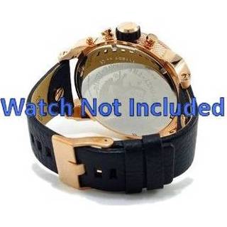 👉 Horlogeband bruin leer leder Diesel DZ-7261