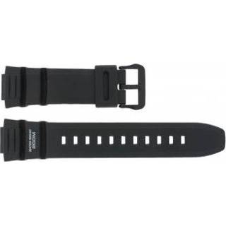 👉 Horlogeband zwart rubber Casio WV-200E-1AV EF / WV-200A-1AV WV-200U-1AV AE-2000W-1AV - AE-2100W-1AV 16mm