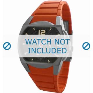 👉 Horlogeband oranje rubber Breil BW0113