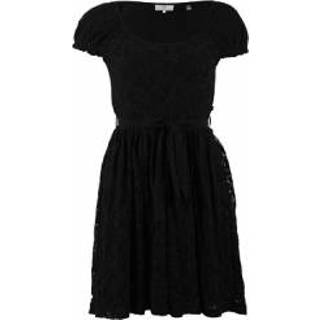 👉 Zwart m vrouwen jurken Dept - Retro Lace Jersey Zwart/black