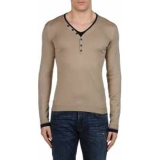 👉 Pullover bruin L|XL mannen truien Energie - Kooisgg V-neck / Brown
