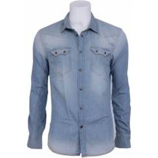 👉 Alec shirt - Guess - Overhemden - Blauw