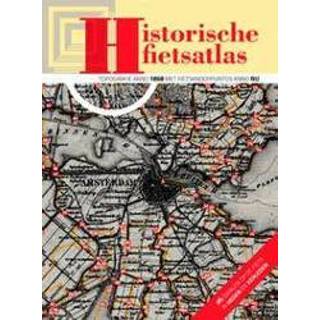👉 Historische fietsatlas. topografie anno 1868 met knooppunten, John Eberhardt, Hardcover 9789058816252