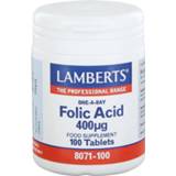 Voedingssupplementen Folic Acid 400 mcg 5055148400231