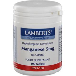 Voedingssupplementen mannen Manganese 5 mg 5055148403379