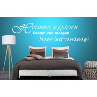 👉 Tekststicker Gisteren, Morgen, Vandaag