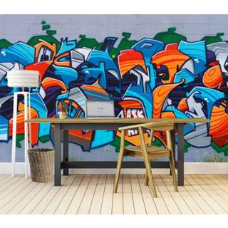 👉 Fotobehang Vlies straatkunst muur