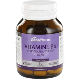 👉 Vitamine voedingssupplementen B6 (Pyridoxaal-5-fosfaat) 20 mg 8718347170066