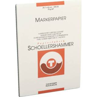 👉 Markerblok Schoellershammer A4 75GR Wit