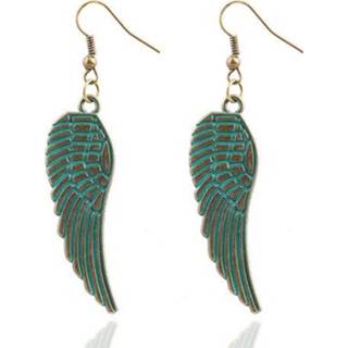 👉 Oorbel turkoois vrouwen Fashion oorbellen Angel Wings Turquoise